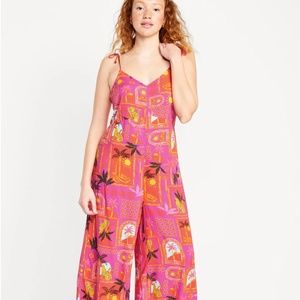 Sleeveless Wide-Leg Jumpsuit Old navy NWT